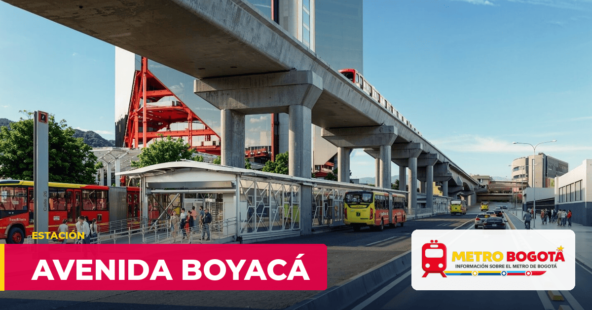 Estación Avenida Boyacá del Metro de Bogotá