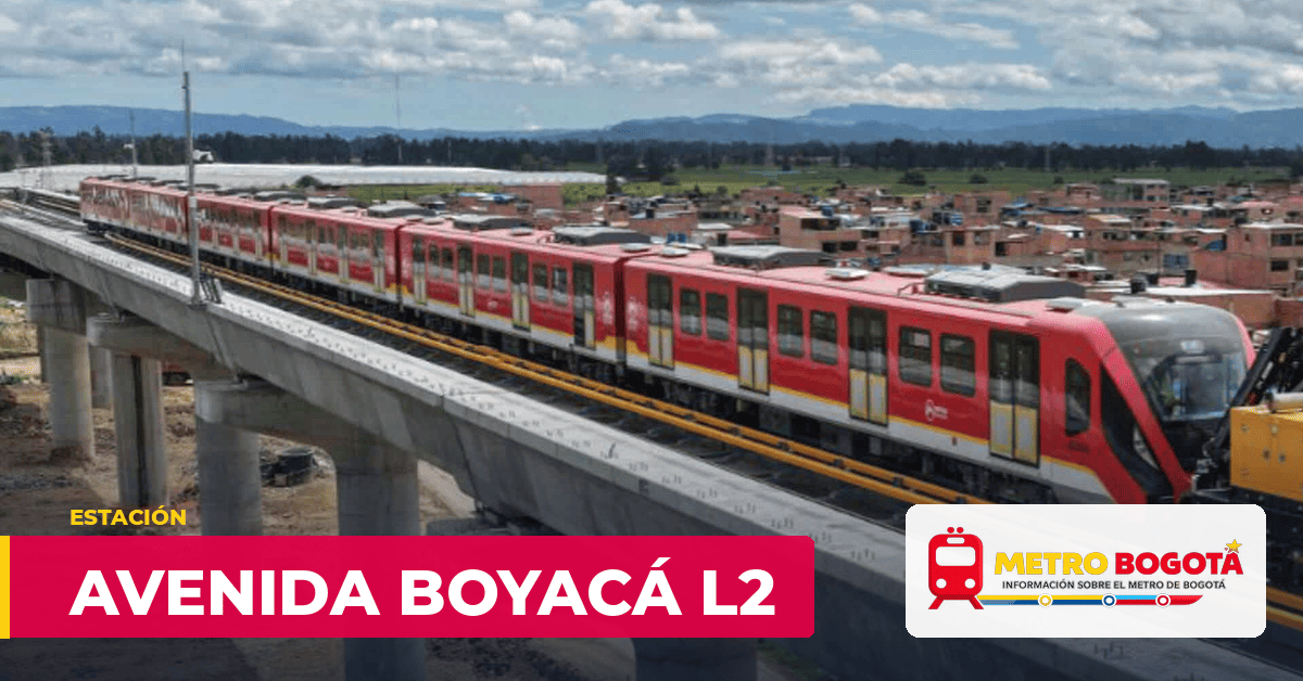 Estación Avenida Boyacá L2 del Metro de Bogotá