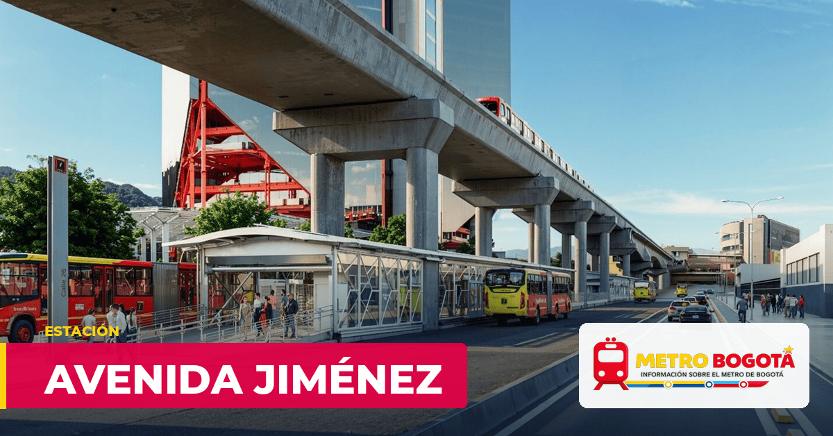 Estación Avenida Jiménez del Metro de Bogotá