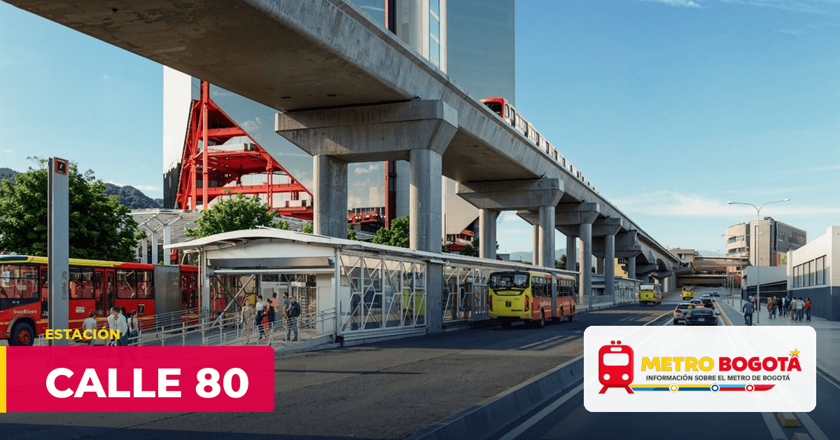 Estación Calle 80 del Metro de Bogotá