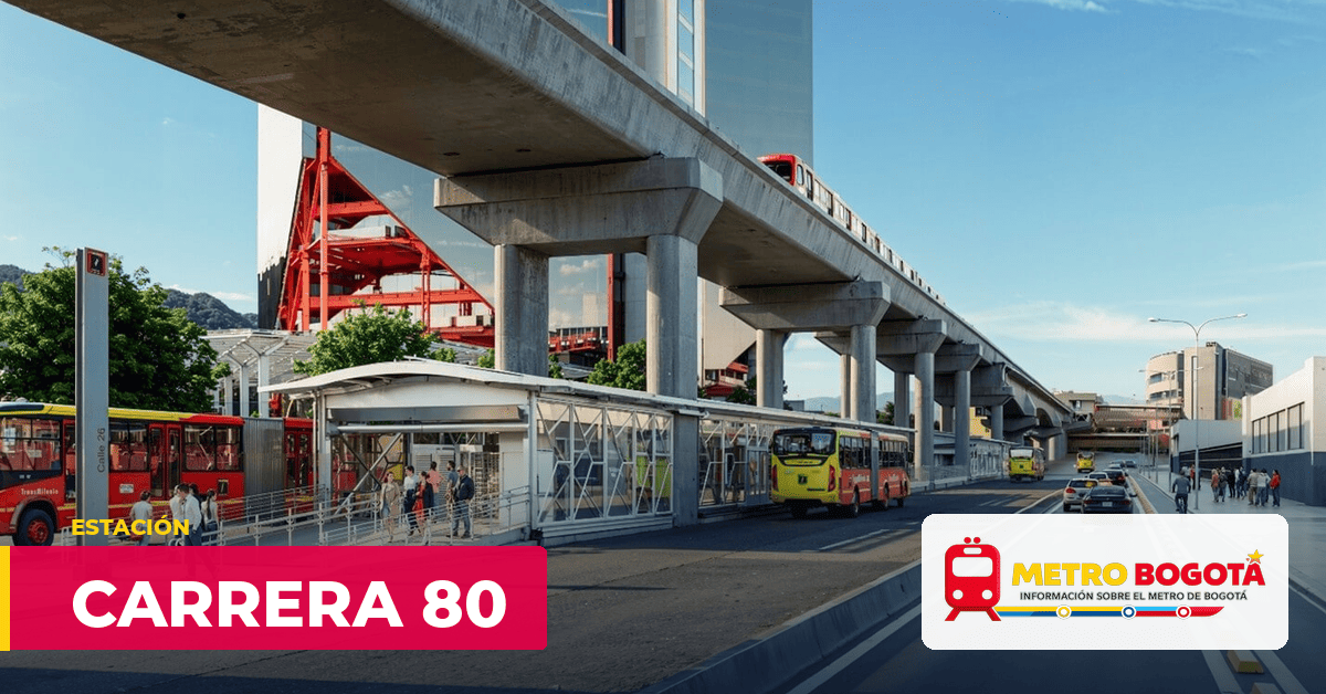 Estación Carrera 80 del Metro de Bogotá