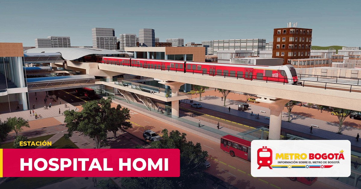 Estación Hospital HOMI del Metro de Bogotá