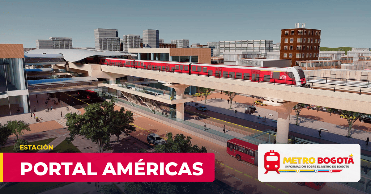 Estación Portal Américas del Metro de Bogotá
